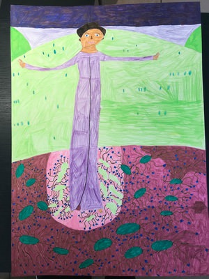 La danseuse par Léa Romano 10 ans 4ème prix catégorie enfants